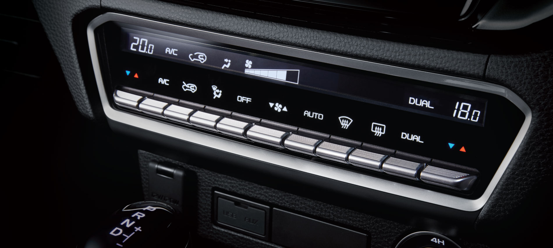 AUTOMATIC DUAL ZONE CLIMATE CONTROL