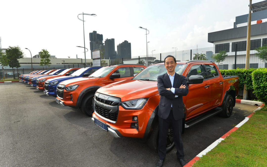 ISUZU’S SALES RISES, JUMPS TO NO.2