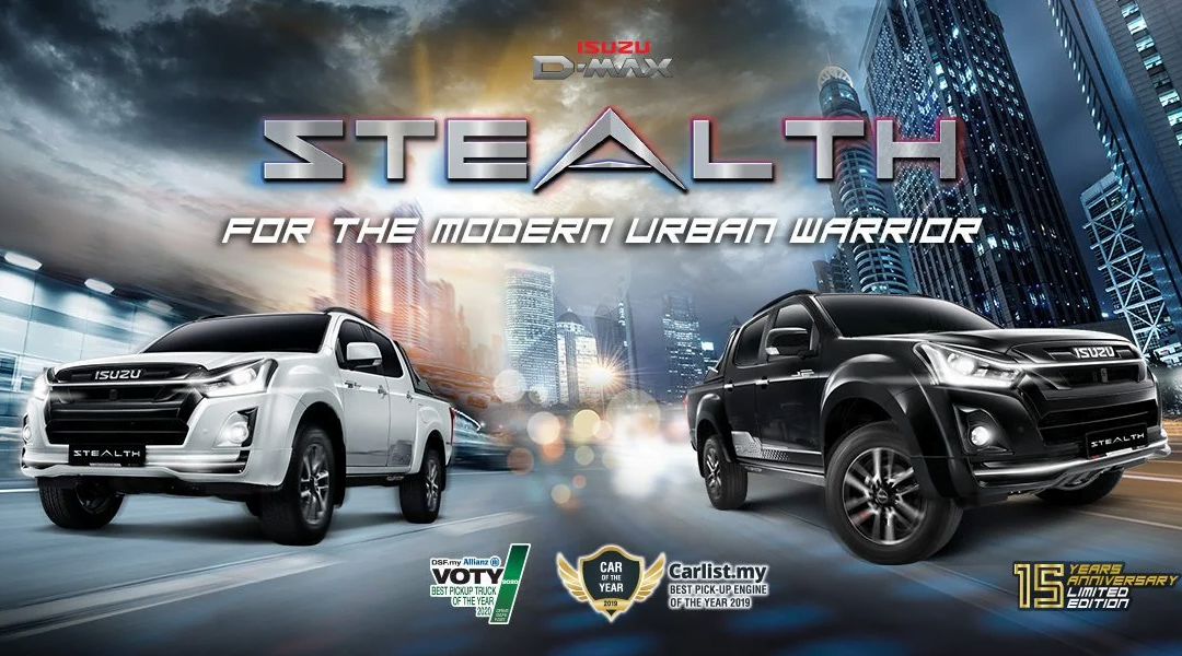 MAKE YOUR PRESENCE FELT WITH THE ISUZU D-MAX STEALTH