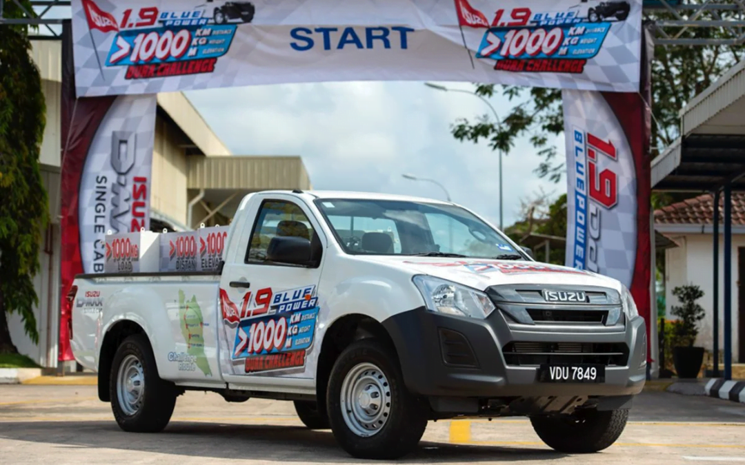 AMAZING ISUZU D-MAX 1.9-LITRE ENGINE PROVES ITS CAPABILITY IN 1K CHALLENGE