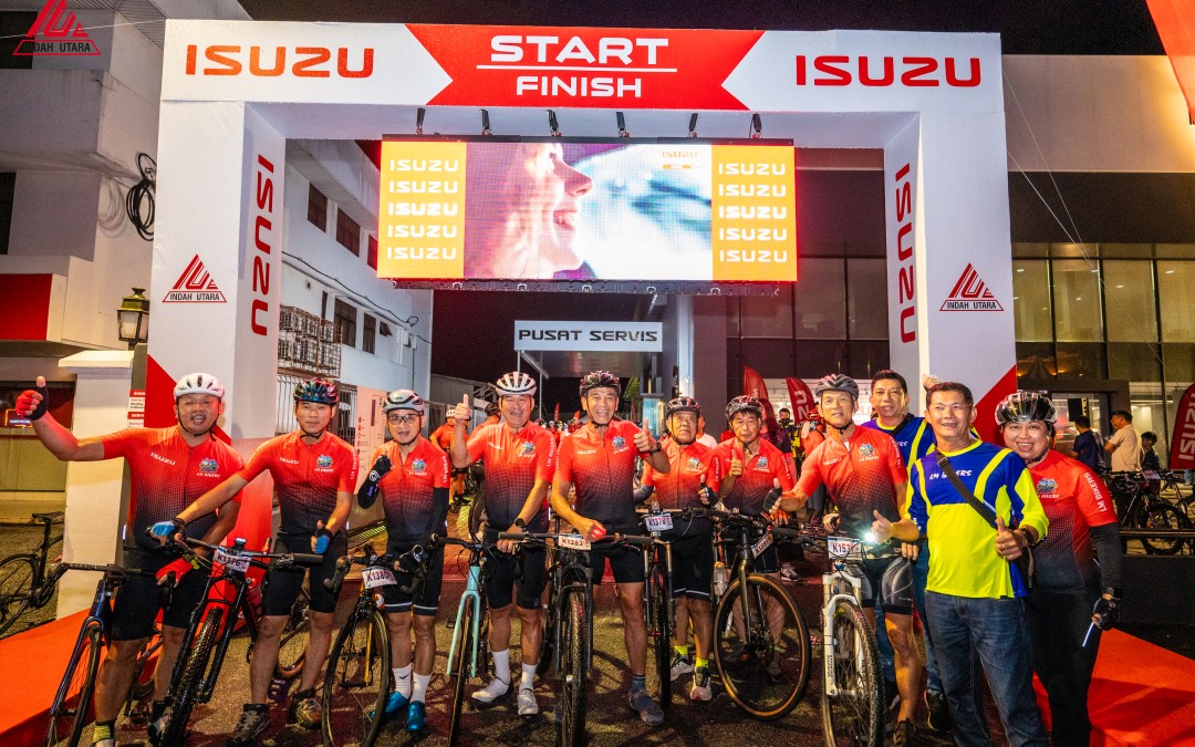 CYCLISTS ENJOY MALAYSIA DAY WITH INDAH UTARA