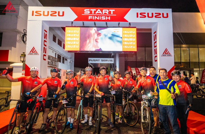 CYCLISTS ENJOY MALAYSIA DAY WITH INDAH UTARA