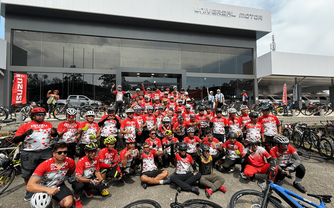 HUNDREDS OF CYCLISTS ENJOY FUN RIDE WITH ISUZU