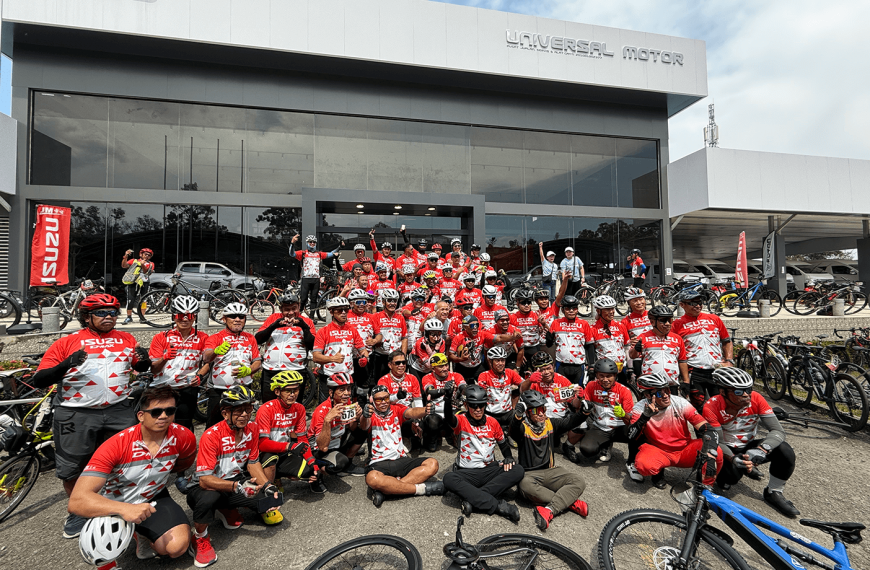 HUNDREDS OF CYCLISTS ENJOY FUN RIDE WITH ISUZU